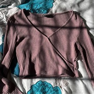 SHEIN long sleeve crop top